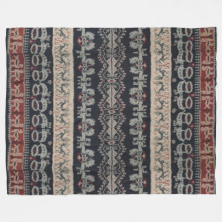 Indonesiska stam- Ikat textilWeavings Indonesien Fleecefilt