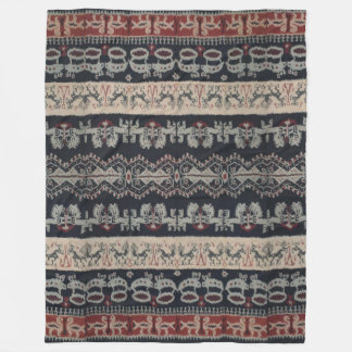 Indonesiska stam- Ikat textilWeavings Indonesien Fleecefilt