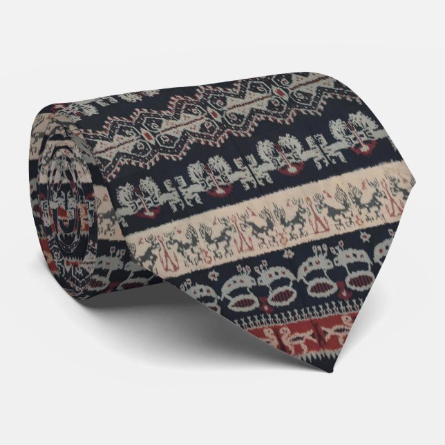 Indonesiska stam- Ikat textilWeavings Indonesien Slips (Rullad)