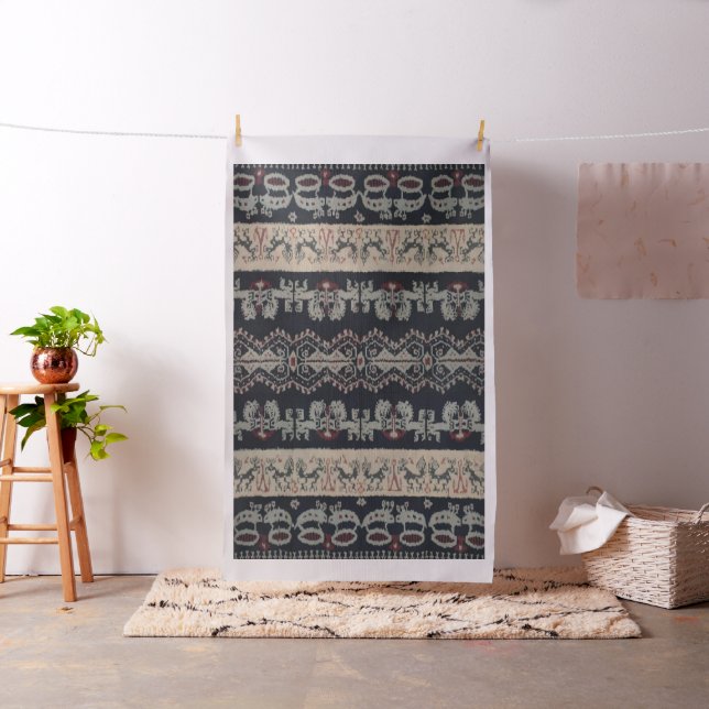 Indonesiska stam- Ikat textilWeavings Indonesien Tyg (In Situ)