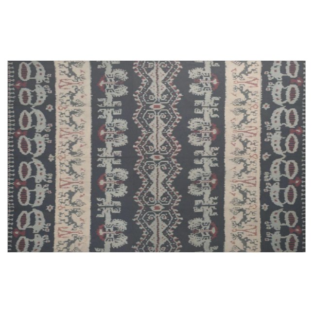 Indonesiska stam- Ikat textilWeavings Indonesien Tyg (Yard)