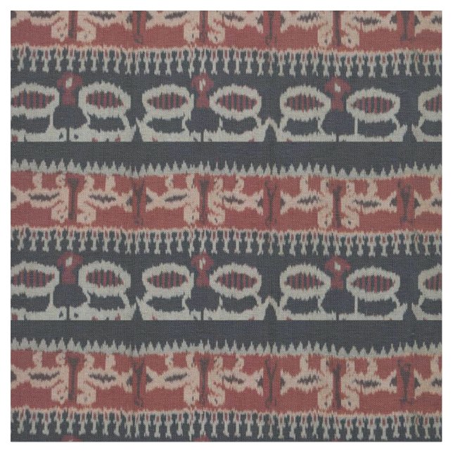 Indonesiska stam- Ikat textilWeavings Indonesien Tyg (Närbild)