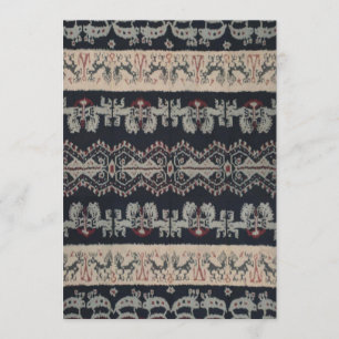 indonesiska stamjkat Textiles Weavings Indonesia Inbjudningar