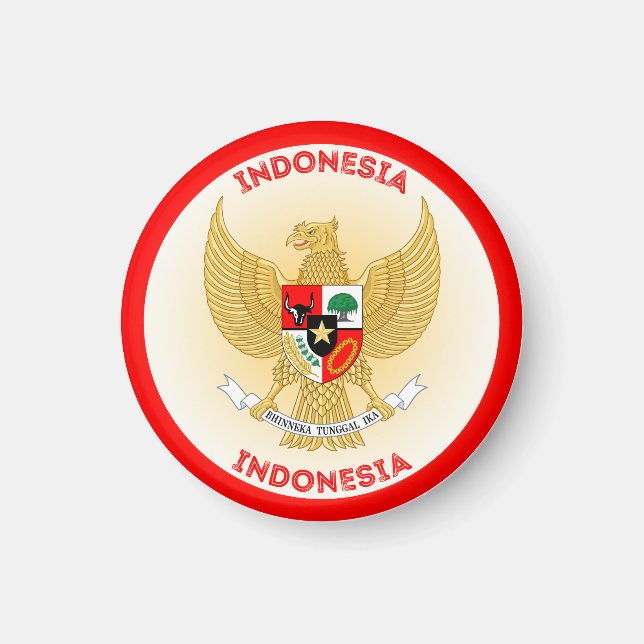 Indonesiskt kulturarvssymbol magnet (Framsidan)