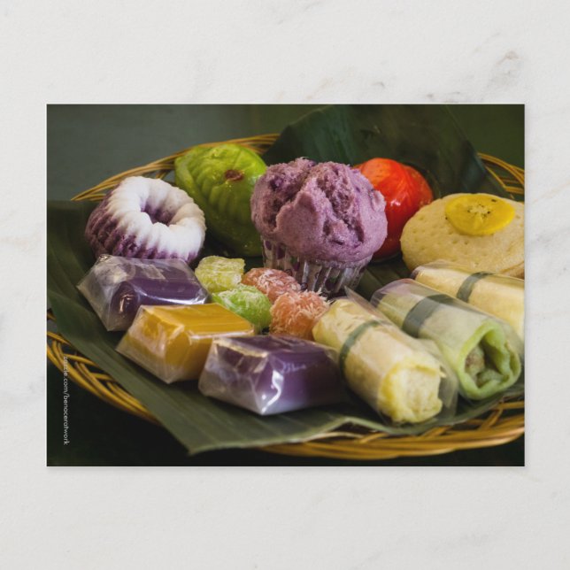 Indonesiskt traditionellt vykort för kummel (Framsida)