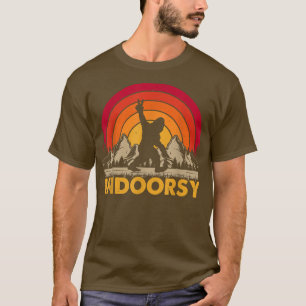 Indoorsy Funny Introvert Life Homebody Sasquatch I T Shirt