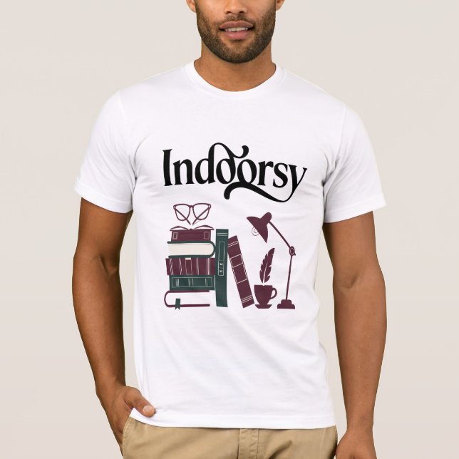 Indoorsy x Literature T Shirt (Framsida)