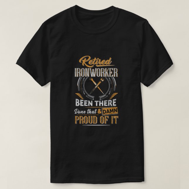 Indragen ironarbetare t shirt (Design framsida)