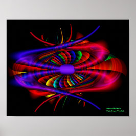 Indragen parabola-Bra Fractal Art Poster