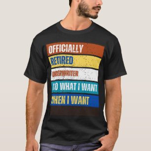 Indragen underskrivande Pension T Shirt
