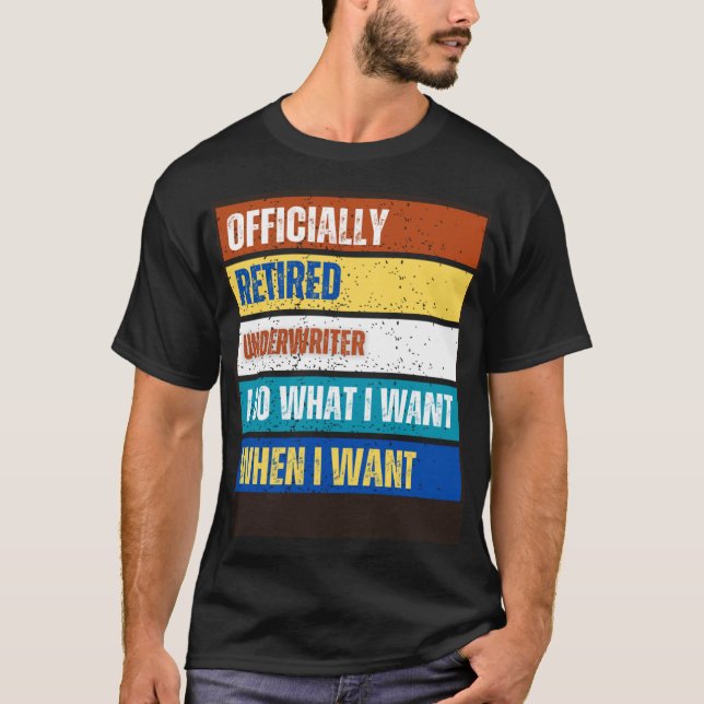 Indragen underskrivande Pension T Shirt (Framsida)