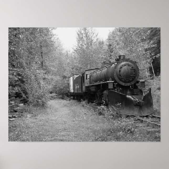 Indraget ånga Tåg Poster (Framsidan)