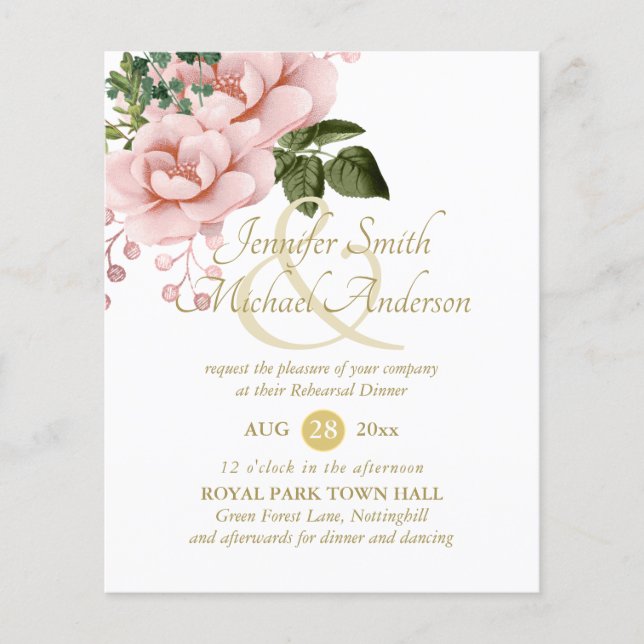 Indulent  Rosa Guld Ro Bouquet Rehearsal (Framsida)