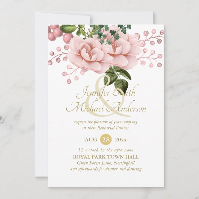 Indulent  Rosa Guld Ro Bouquet Rehearsal (Framsida)