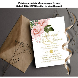 Indulerande  Rosa Guld Ro Bouquet Förlovning