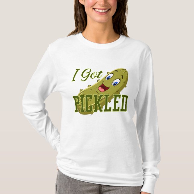 "Indulge in Pickled Delight: Jag Har Pickled!" T Shirt (Framsida)