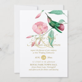 Indulgent Mint Rosa Hummingbird Blommigt Vine Flow