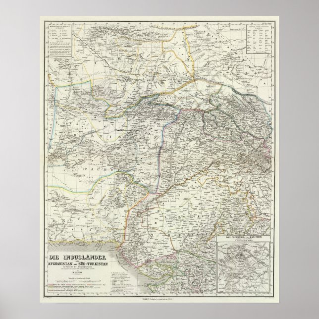 Induslander Sydasien Poster (Framsidan)