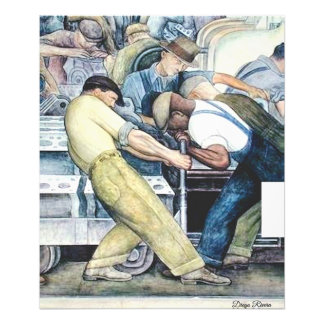 Industri av Diego Rivera (1933) Fototryck