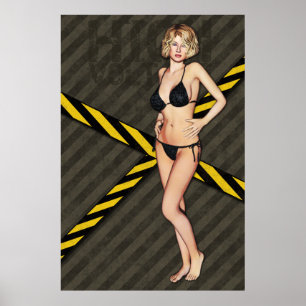 Industrial Bikini Babe Poster