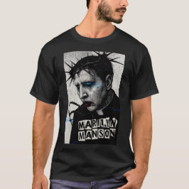  Industrial Goth Icon: Edgy Art Portrait T Shirt