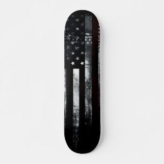 Industrial Grunge American Flagga Mini Skateboard Bräda 18,5 Cm