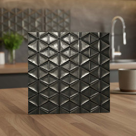 Industrial Iron Pyramid Pattern #1 ID1227 Kakelplatta