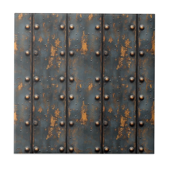 Industrial Metall Rustic Kakelplatta (Framsidan)