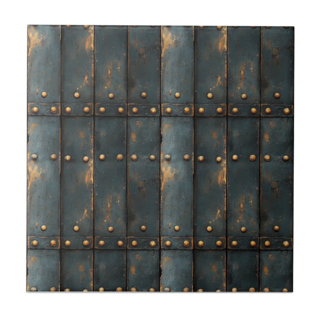 Industrial Metall Rustic Kakelplatta (Framsidan)