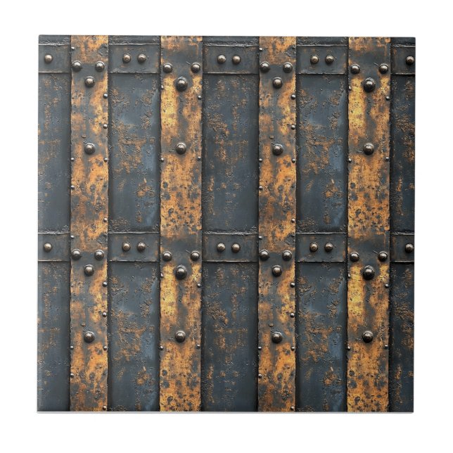 Industrial Metall Rustic Kakelplatta (Framsidan)