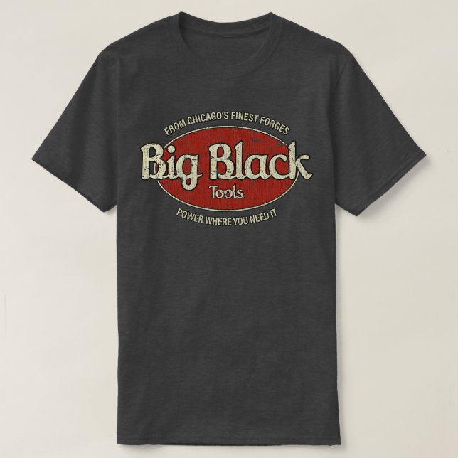 Industrial Music Big Black Verktyg 1981 T Shirt (Design framsida)