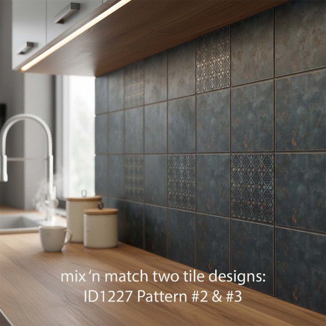 Industrial Tarnished Metal Background #3 ID1227 Kakelplatta (Skapare uppladdad)