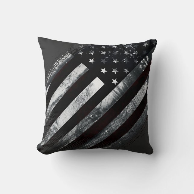 Industriamerikanska Flagga Dekorativ kudde (Framsida)