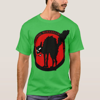 Industriarbetare på sabo tabby i världen t shirt