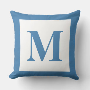 Industridäck, Monogram Steel Blue Kudde