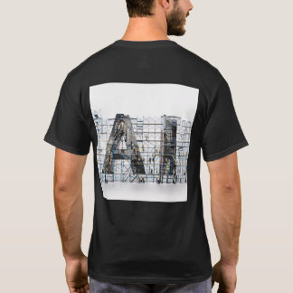 Industriell Bokstavsform Arkitektur Konst T Shirt