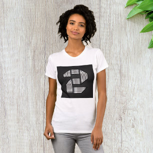 Industriell Chrome Nummer 2 Bold Metallisk T Shirt