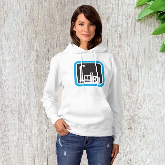 Industriell fabriksikon med rökstackar t shirt (Skapare uppladdad)