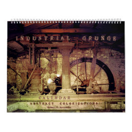 Industriell Grunge för väggkalender Kalender