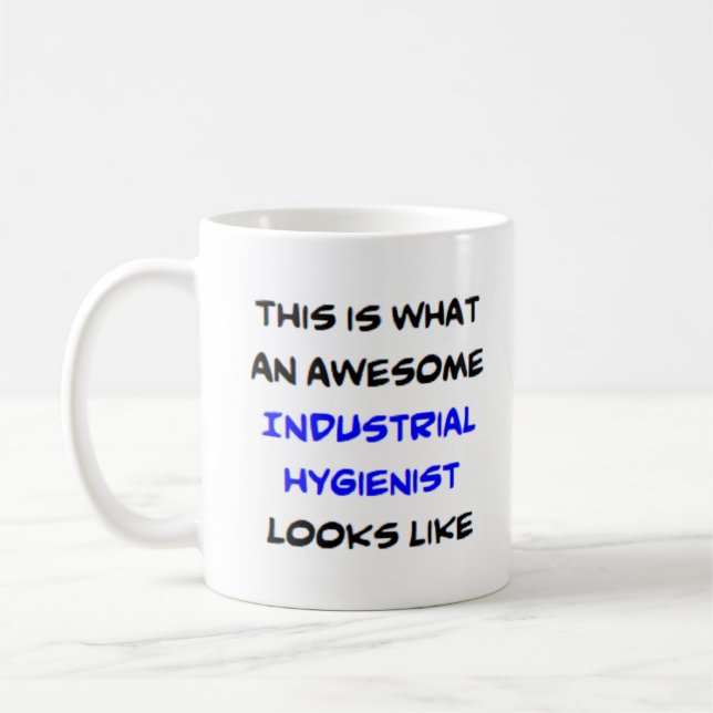 industriell hygienist, fantastisk kaffemugg (Vänster)