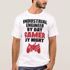 Industriell ingenjör av daggameren vid natt tee