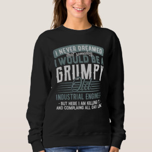 Industriell Ingenjör-grumpy och gammal T Shirt