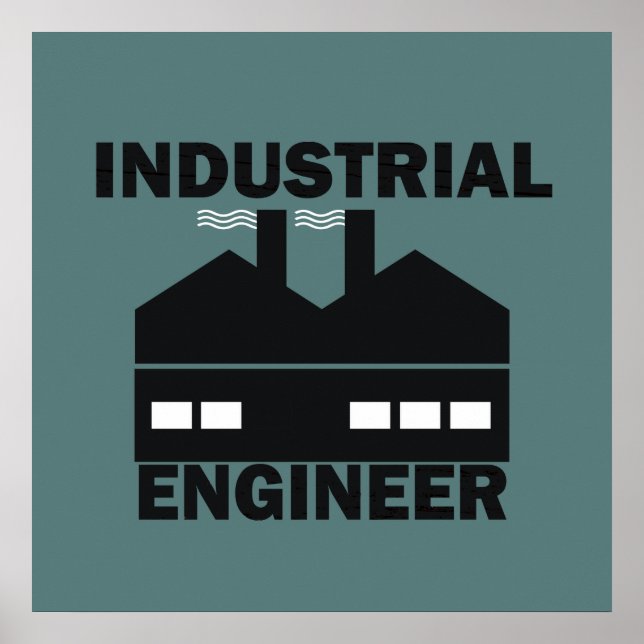 industriell ingenjör poster (Framsidan)