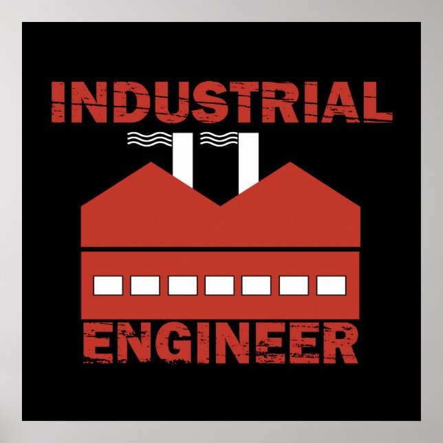 industriell ingenjör poster (Framsidan)