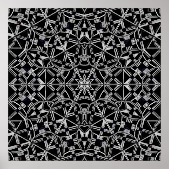 Industriell Mandala  Poster (Framsidan)