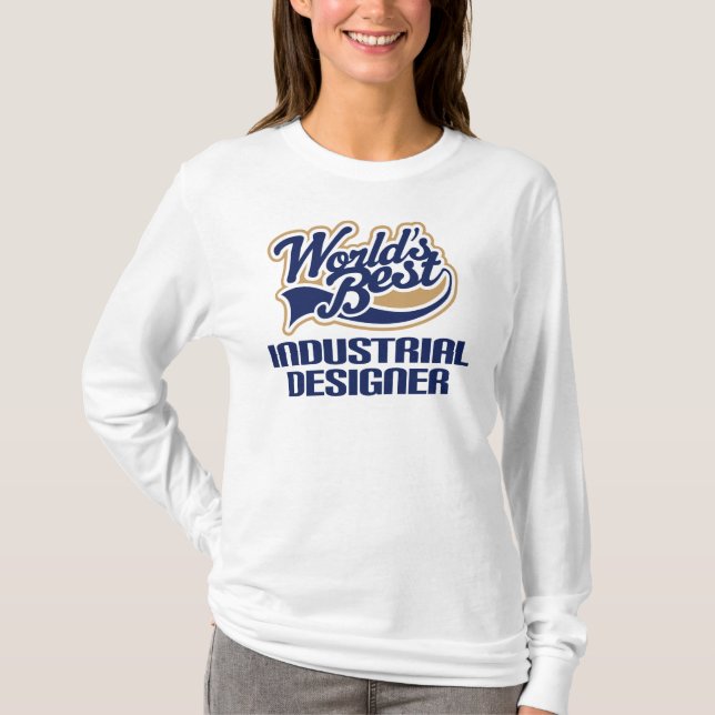 Industriell märkes- gåva (bäst världar) t shirt (Framsida)