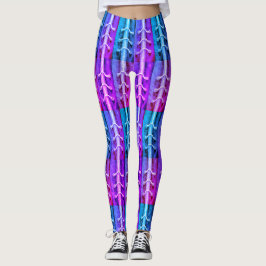Industriell minimalism Färg Abstrakt Miami Leggings