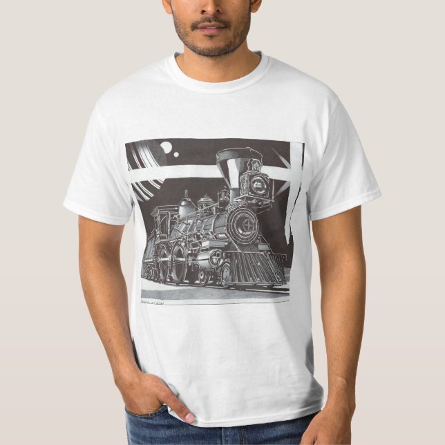 Industriell Revolution på natten T Shirt (Framsida)