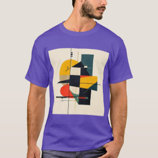 Industriell Rytm Abstrakt Konst 2 T Shirt