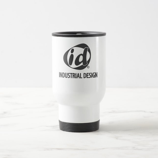 Industriell vittravel mug för design 15oz resemugg (Center)